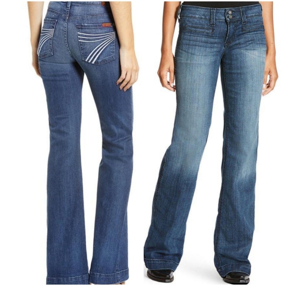 7FAM Dojo Jean's Dark Wash Sz 31